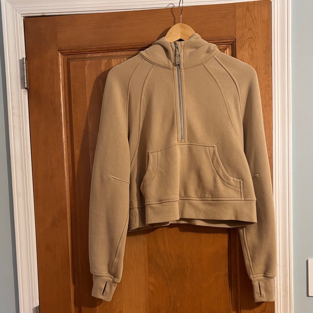 Lululemon scuba oversized 1/2 zip hoodie in trench